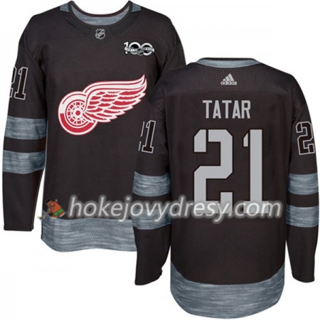 Pánské Hokejový Dres Detroit Red Wings Tomas Tatar 21 1917-2017 100th Anniversary Adidas Černá Authentic